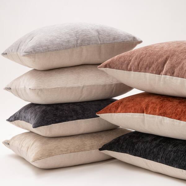 Linen lumbar throw discount pillows