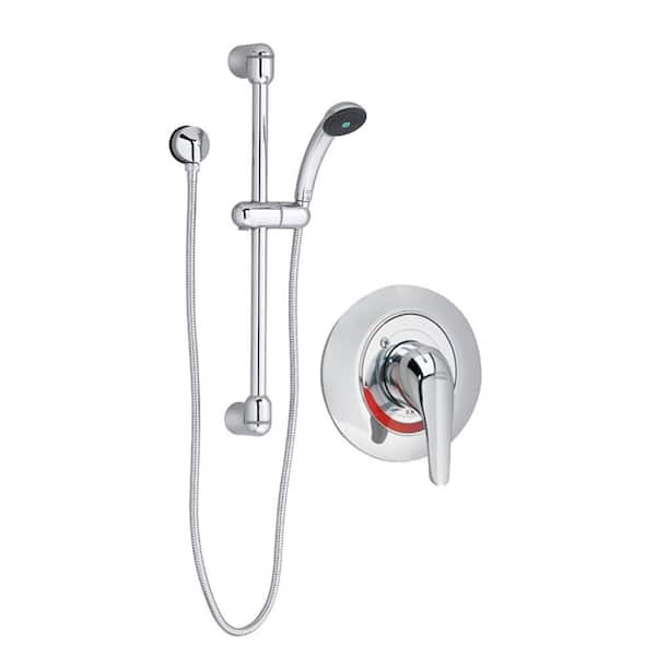 American Standard Commercial 36 in. Shower System with Hand Shower and Colony Soft Valve Only Trim 2.5 gpm in Chrome (Valve Included)