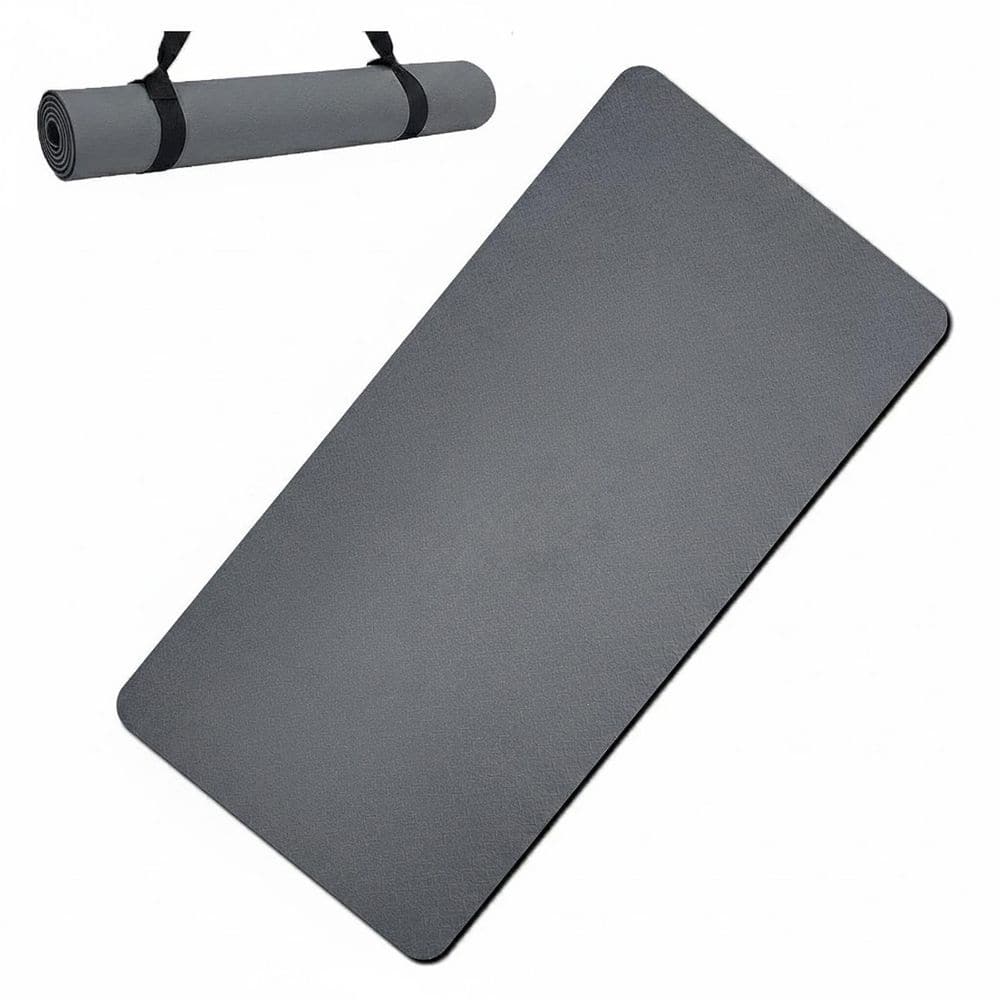 7mm TPE Double-Sided Non-Slip Extra Wide Thick Yoga Mat with Carrier Strap for Home Workout Pilates Floor Exercise price history on PriceWatchPro
