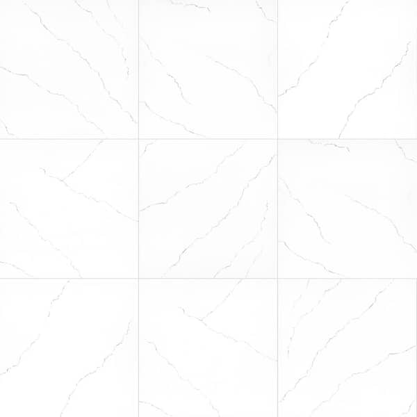 MSI Miraggio Gray 2 cm. x 24 in. x 24 in. Matte Porcelain Marble Look Paver Tile (240 sq. ft./pallet)