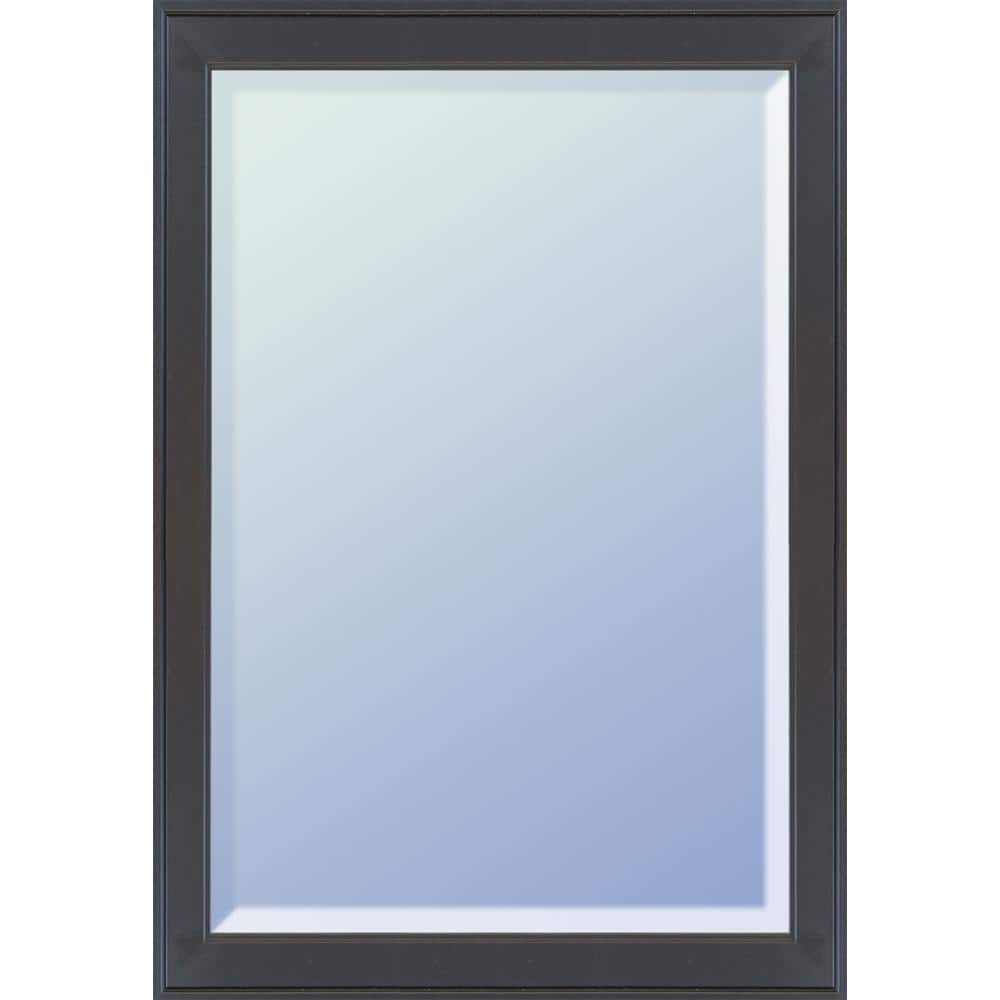 LA PASTICHE 36 In. W X 24 In. H Wood Gallery Black Framed Modern ...