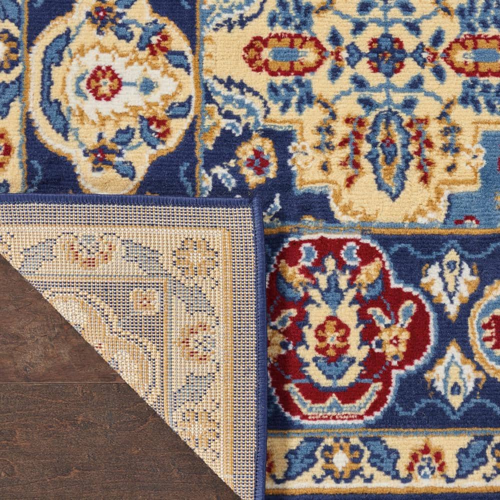 Grafix Traditional Persian Multicolor Synthetic Area Rug 3' x 5'