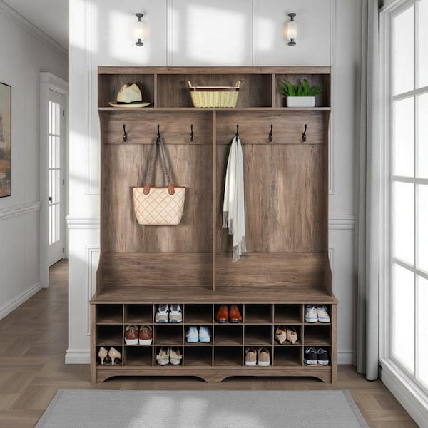 Coat Hooks Prepac Wide Hall Tree Prepac Entryway Wide Hall Tree