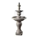 Hampton Bay 2-Tier Cement Fountain 10141