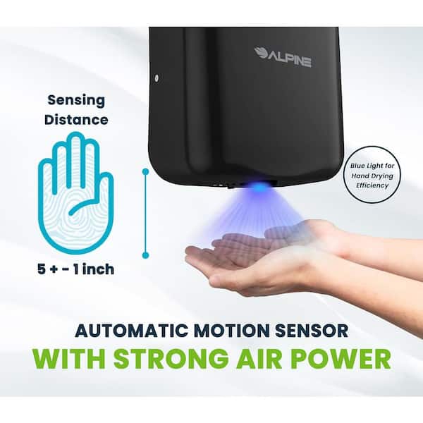 Automatic Hand Dryer High Speed Hot Cold Air Hand Blower Bathrooms Commercial