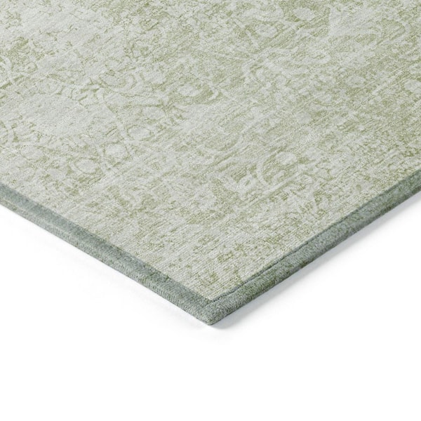 Chantille Machine Washable Indoor/Outdoor Abstract ACN1763 Sage 3 ft. x 4 ft. Area Rug