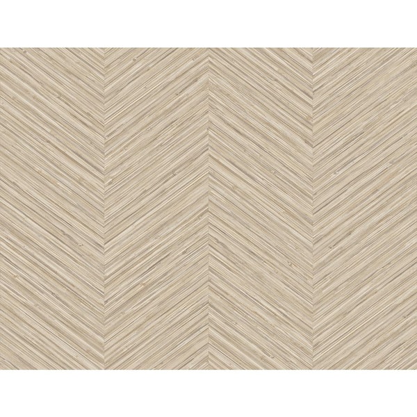 A-Street Prints Apex Beige Weave Vinyl Non-Pasted Textured Repositionable Wallpaper