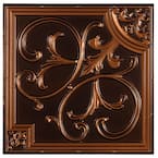 Burbank 2 ft. x 2 ft. Lay-in or Glue-up Ceiling Tile in Antique Copper (40 sq. ft. / case)