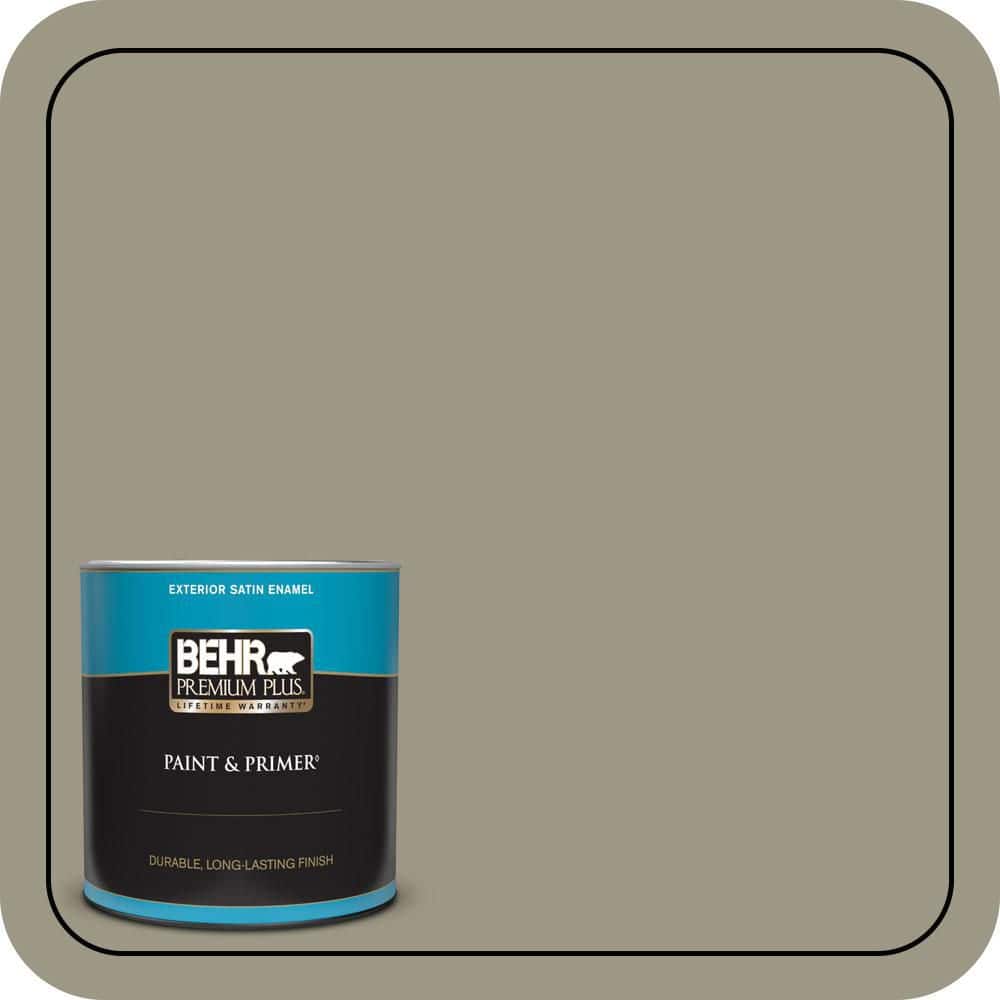 1 qt. #PPU8-20 Dusty Olive Satin Enamel Exterior Paint & Primer price history on PriceWatchPro