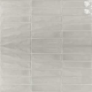 Stacy Garcia Olimar Grigio 3.93 in. x 15.74 in. Polished Porcelain Wall Tile (7.74 sq. ft./Case)