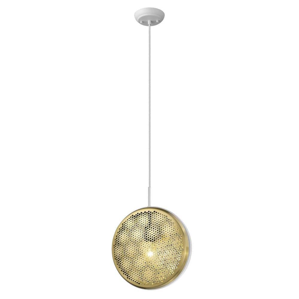 60-Watt 1-Light Metal Pendant Light with Metal, No Bulbs Included price history on PriceWatchPro