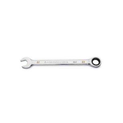 22 mm Metric 90-Tooth Combination Ratcheting Wrench