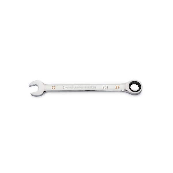 GEARWRENCH 22 mm Metric 90-Tooth Combination Ratcheting Wrench