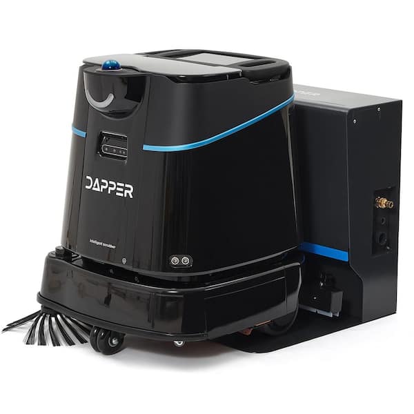 Commercial Autonomous Robotic Floor Scrubber and Carpet Vacuum with Auto Docking Station