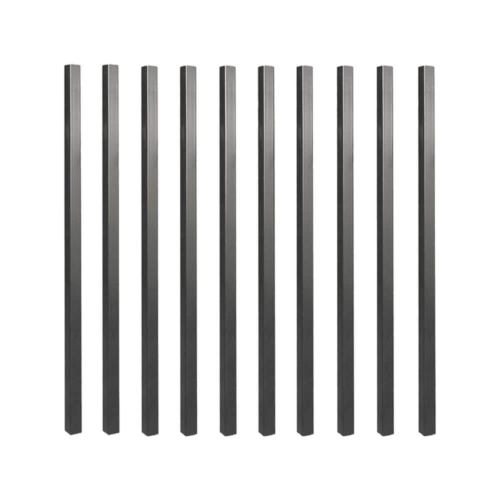 Baluster Sq 3/4x36in Blk