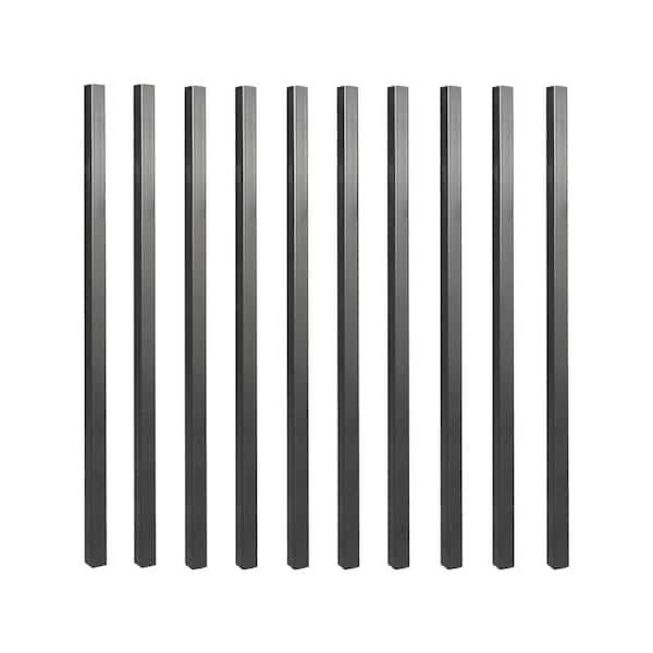 NUVO IRON 36 in. x 3/4 in. Galvanized Square Balusters (10-Pack)