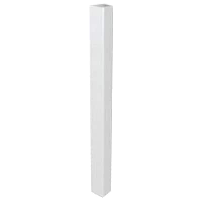 4 in. x 4 in. x 39 in. White Traditional Fence Post Jacket
