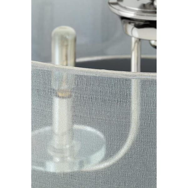 Progress Lighting Marche 5-Light Polished Nickel Traditional Chandelier