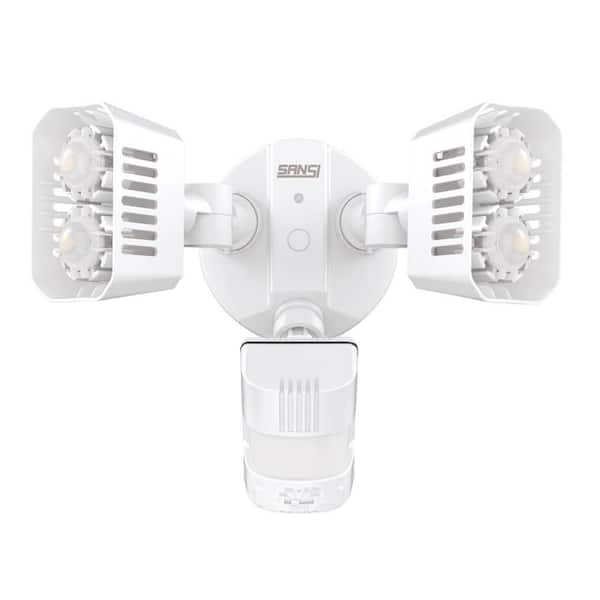 Sansi 18 Watt 1800 Lumens 180 White, Sansi Led Security Motion Sensor Outdoor Lights Home Depot