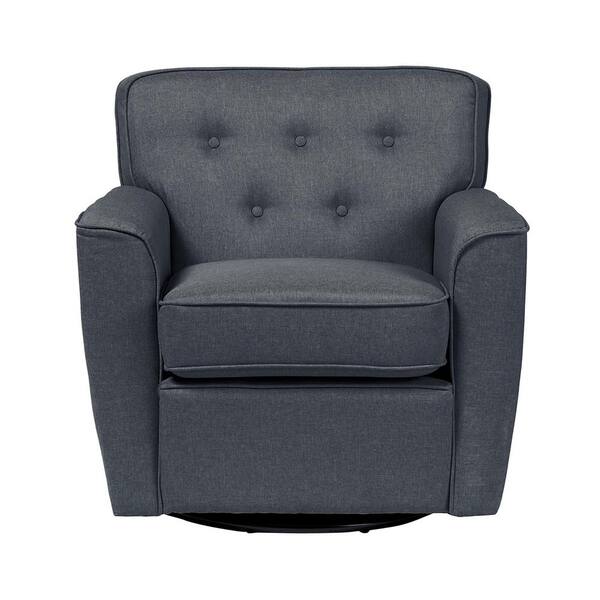 Baxton Studio Canberra Contemporary Gray Fabric Upholstered Accent Chair