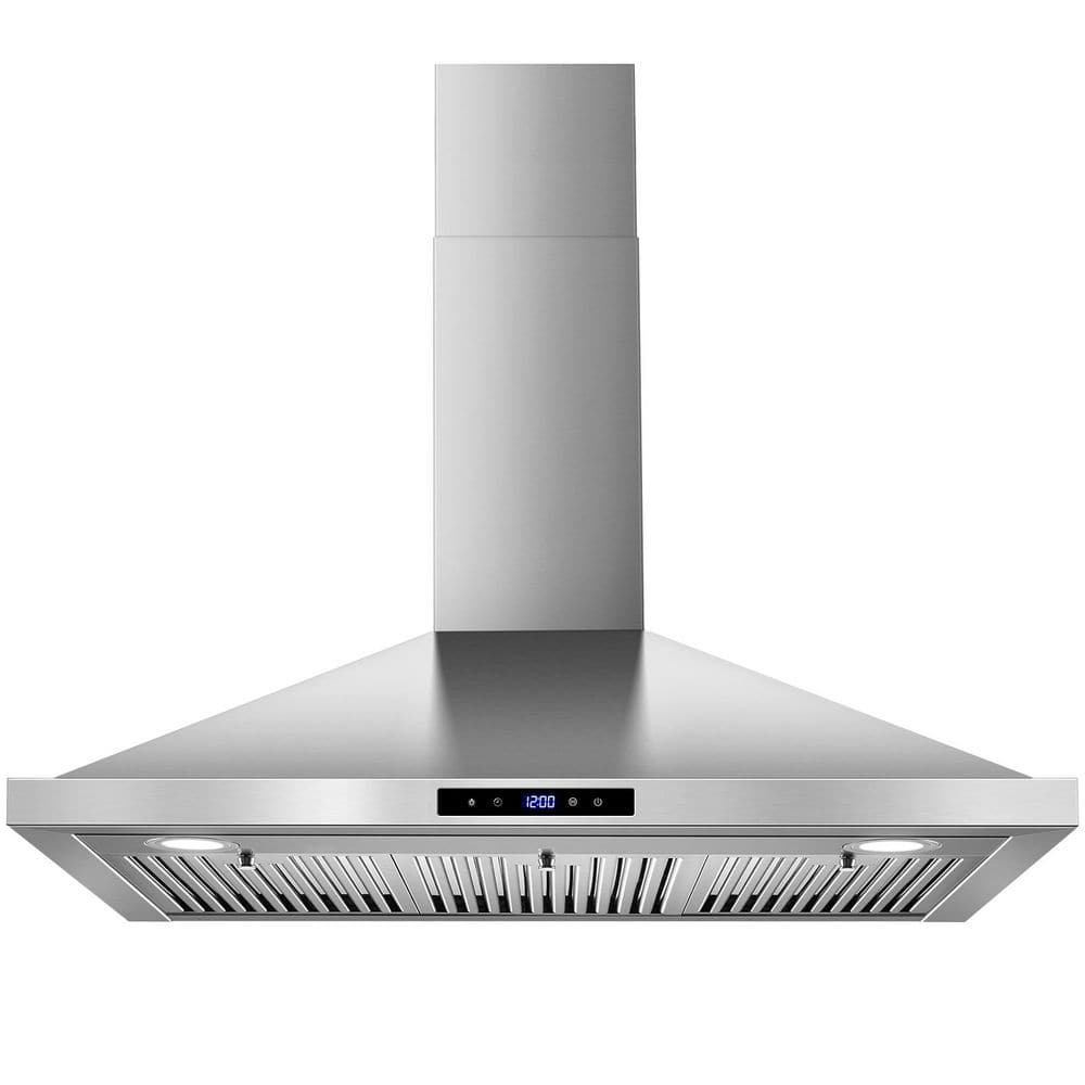 36 in. 700 CFM Wall Mount Range Hood Touch Control, Permanent Filters, Stainless Steel, Convertible, Ducted/Ductless price history on PriceWatchPro