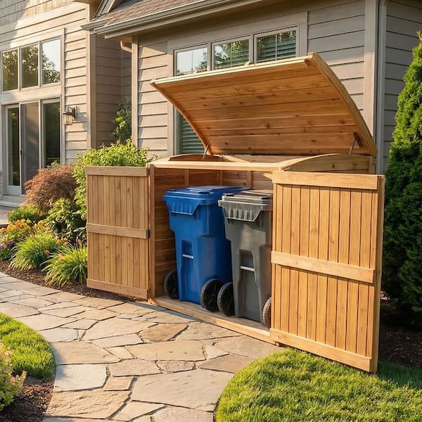 Outdoor Living Today 6 ft. x 3 ft. Oscar Waste Management Trash