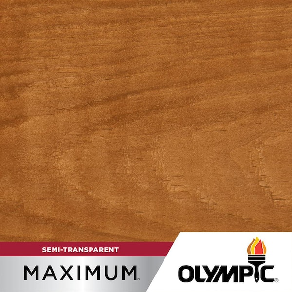 Olympic Maximum 5 Gal ST-2005 Cedar Naturaltone Semi-Transparent Exterior Stain and Sealant in One Low VOC