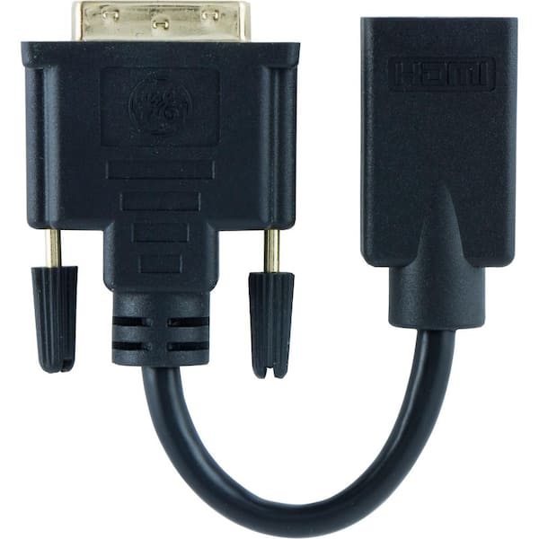 GE DVI to HDMI Adapter, Full HD 1080P 4K Ultra HD 33586 - The Home