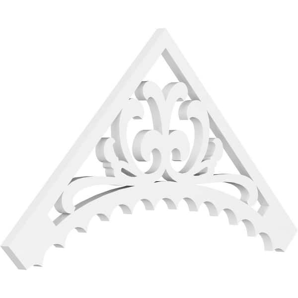Ekena Millwork Genova 1 in. D x 18 in. W x 36 in. L Signature Urethane Gable Pediment