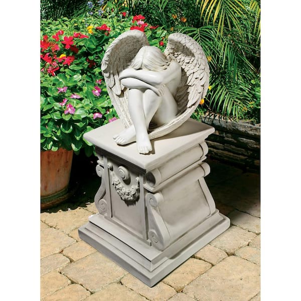 Design Toscano 12.5 in. H Serene Solitude Angel Statue JQ6366