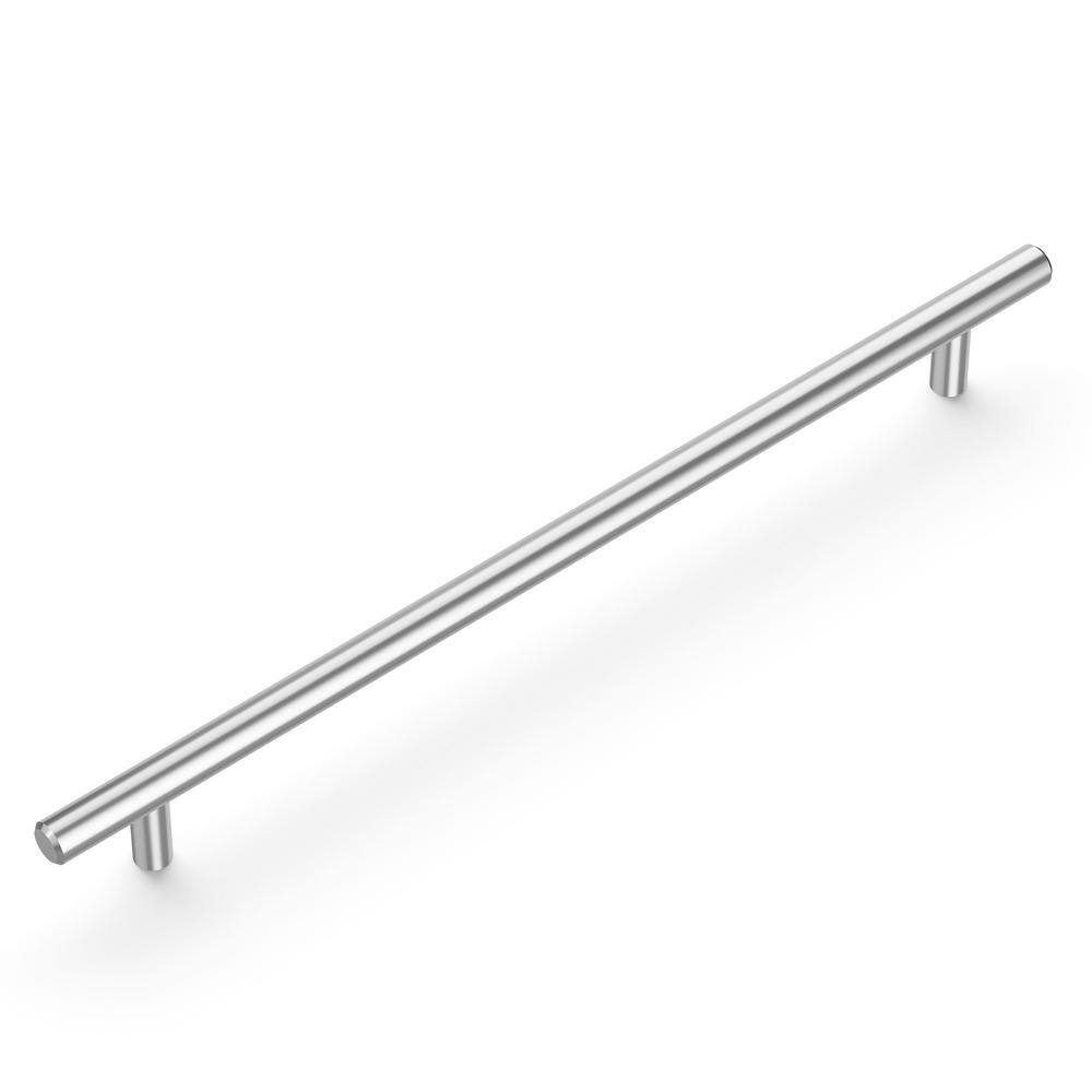 Chrome Bar Pull Kitchen Cabinet Handles with Mounting Hardware