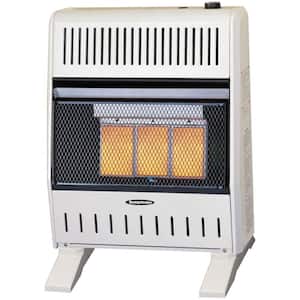 18,000 - 20,000 BTU Infrared Dual-Fuel Wall Heater with Blower