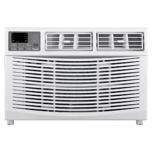 12,000 BTU 115-Volts Through-The-Wall Air Conditioner Cools 450-550 Sq. Ft. with Remote Controller and Wi-Fi in White