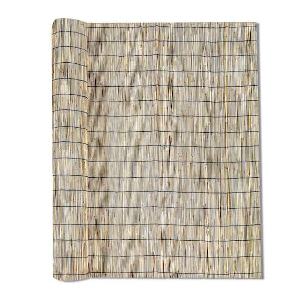 Trademark Innovations 16.4 ft. x 5 ft. (Natural) Bamboo Reed Privacy Screen Fencing for Porch, Patio and Balcony
