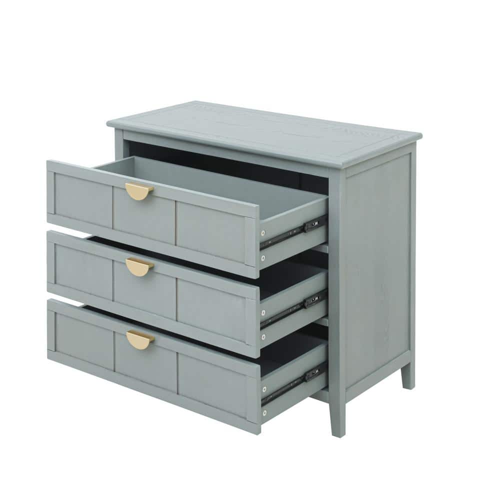 31.5 in. W x 14.96 in. D x 30.31 in. H Bathroom Light Gray Linen Cabinet