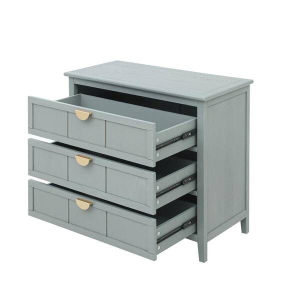 Unbranded 31.5 in. W x 14.96 in. D x 30.31 in. H Bathroom Light Gray Linen Cabinet