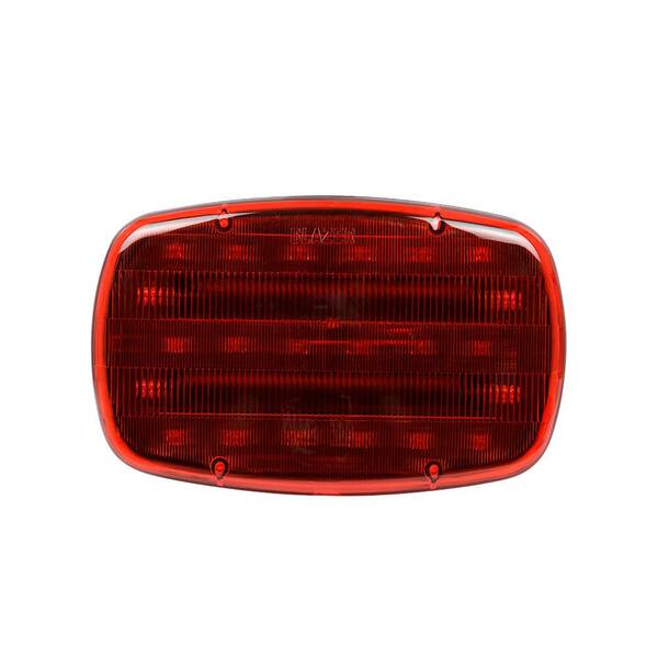 Blazer International 6.25 in. LED Dual Function Warning Lamp Red with Magnetic Base