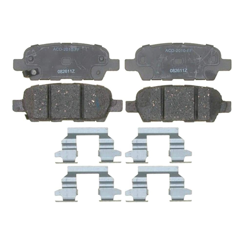 ACDelco Ceramic Disc Brake Pad - Rear 14D1288CH - The Home Depot
