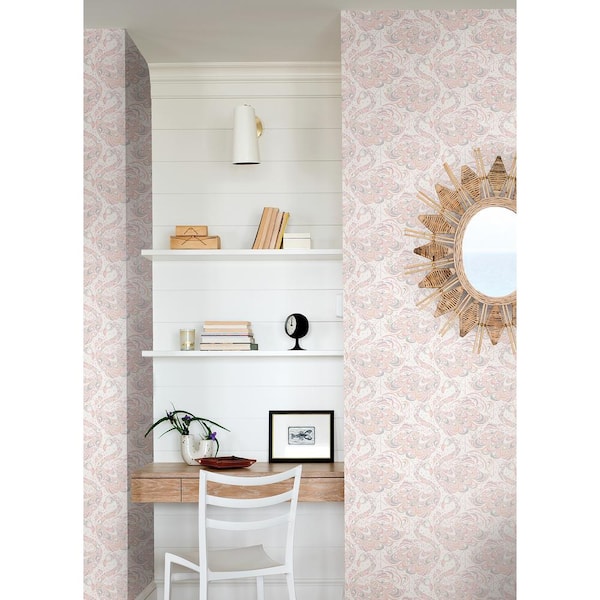 Pink Flamingo Peel and Stick Vinyl Wallpaper