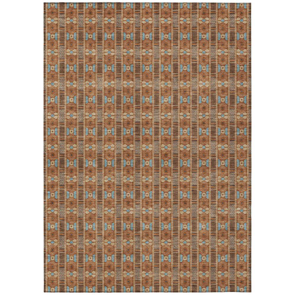 Chantille Machine Washable Indoor/Outdoor Abstract ACN2860 Paprika 3 ft. x 5 ft. Area Rug price history on PriceWatchPro