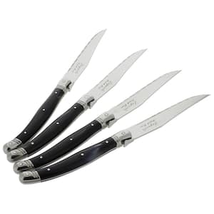 Laguiole 4-Piece Black Steak Knives