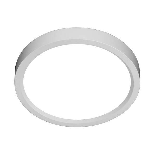NICOR DSE5 5 in. Round White LED Flush Mount Ceiling Light, 2700K