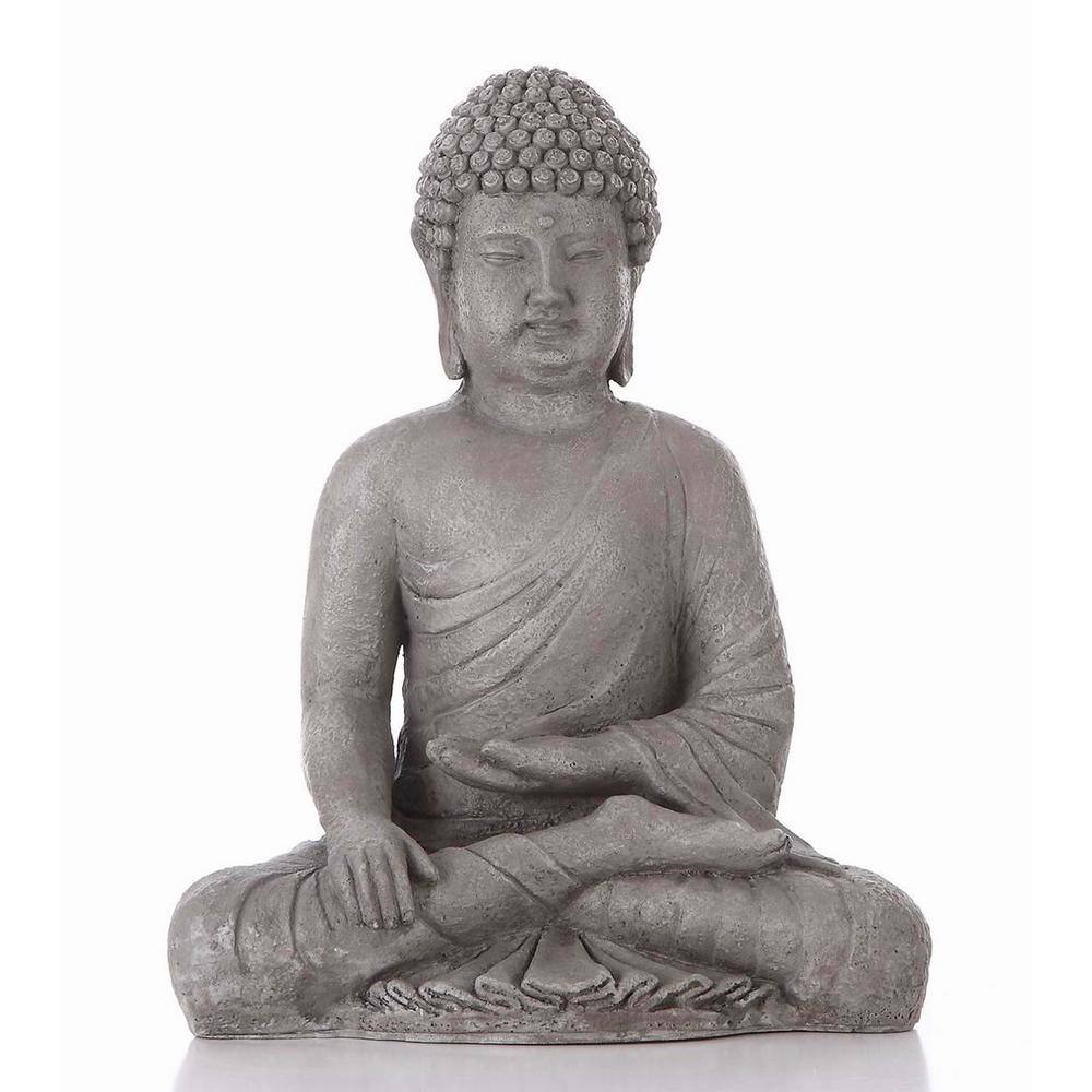 Hi-line Gift Ltd. Buddha Sitting Statue 75620 - The Home Depot