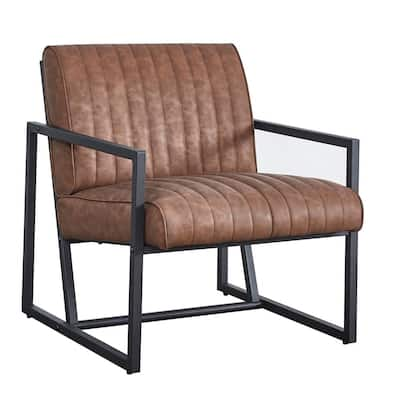 kino metal arm accent chair