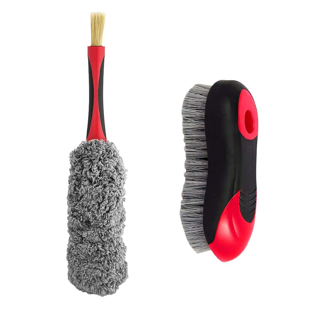3 Car BRUSHES Professional Car DETAILING Interior Cleaning