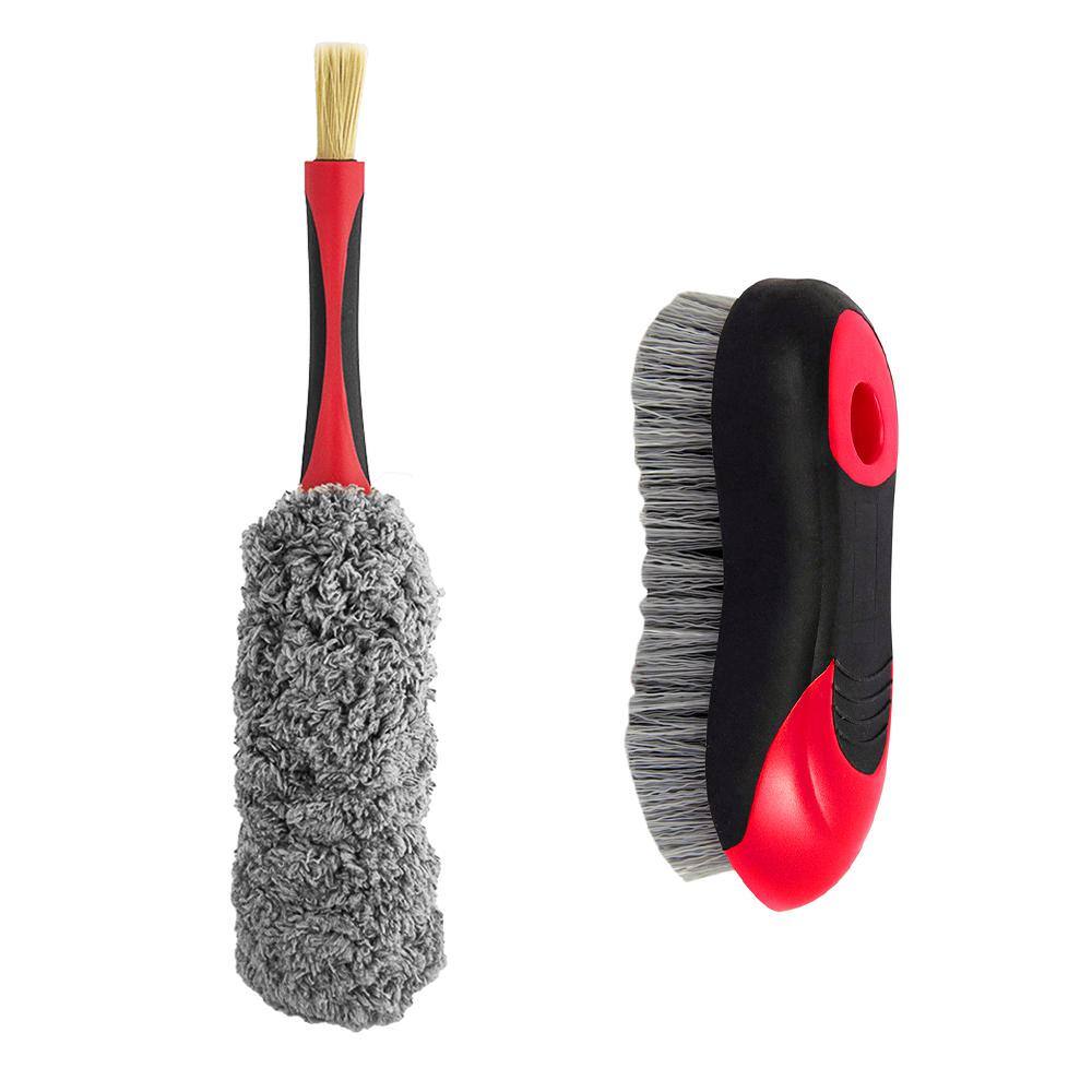 thumbnail image 2 of Arrow 5PCS Car Detailing Brush Clean Seat Detail Brush Car Wash Slit 2 of 11