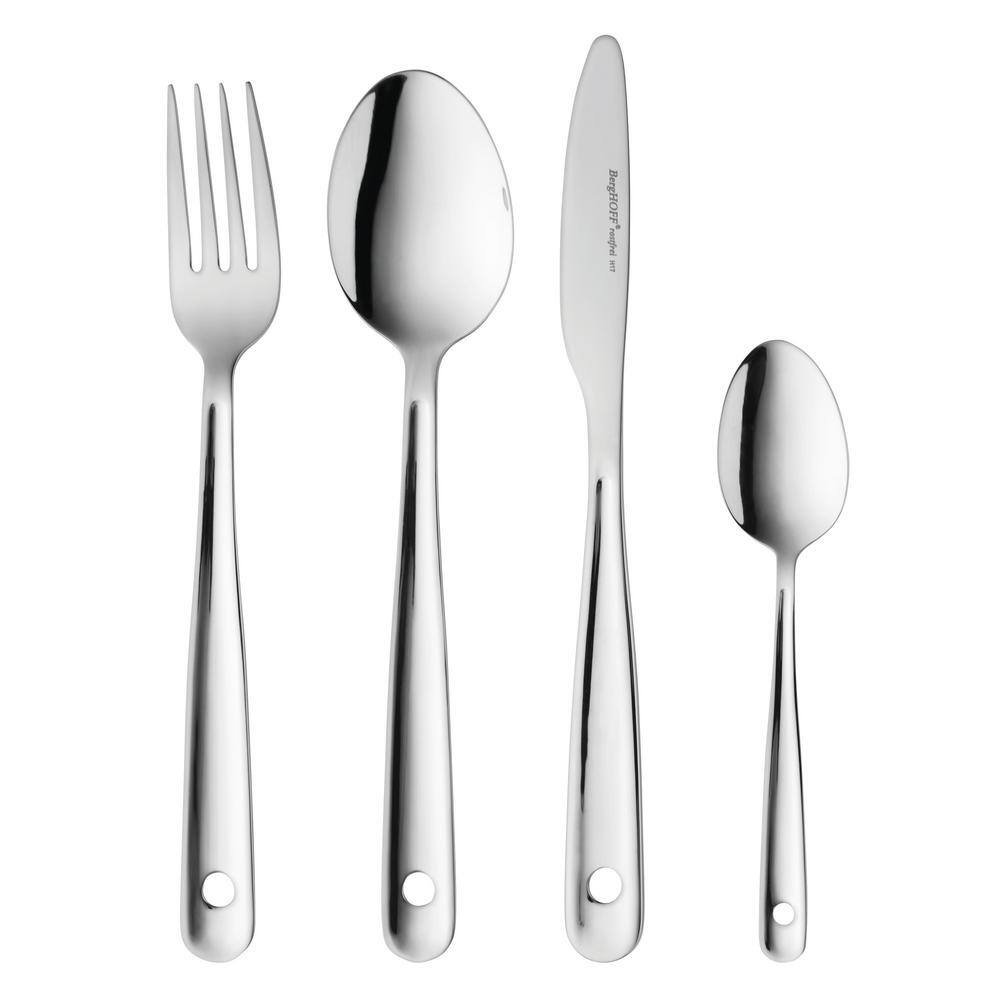BergHOFF Essentials Alteo 25Pc Stainless Steel Flatware Set, Serving for 6