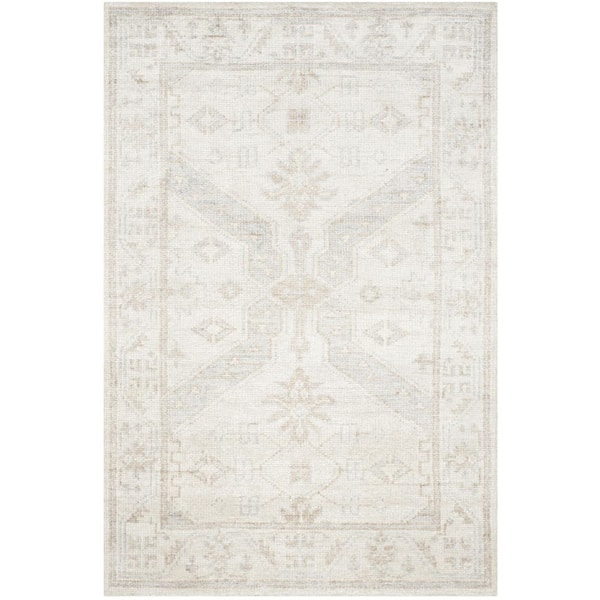 SAFAVIEH Maharaja Beige/Blue 4 ft. x 6 ft. Native American Area Rug