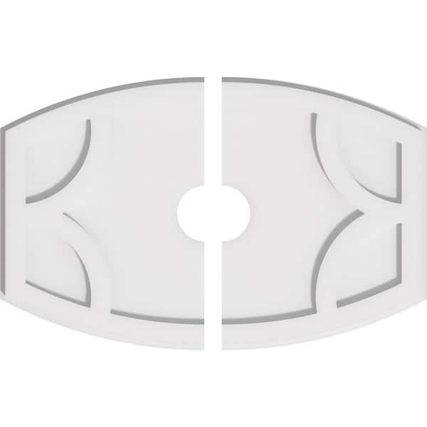 Ekena Millwork 1 in. x 22 in. x 14.625 in PVC Medallion Moulding