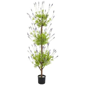 4ft. Green Lavender Topiary Artificial Tree